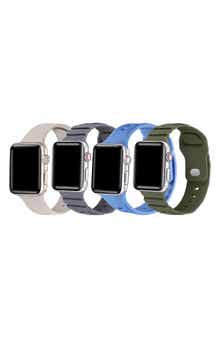 The Posh Tech Assorted 4-Pack Silicone Apple Watch® Watchbands