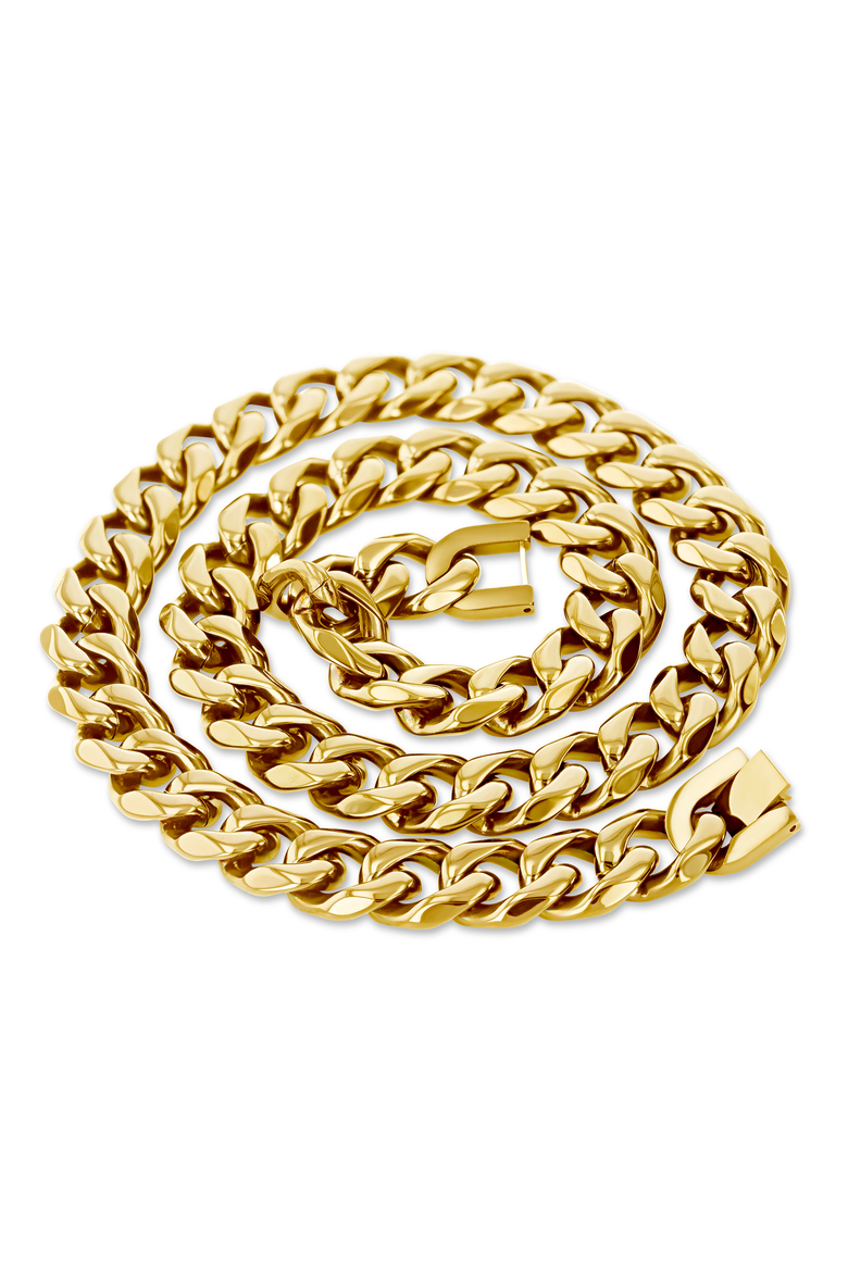 Stainless Steel Chain, Alternate, color, Gold
