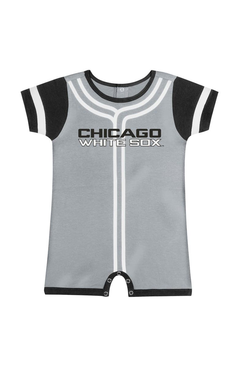 Outerstuff Infant Gray Chicago White Sox Fast Pitch Romper, Alternate, color, Gray