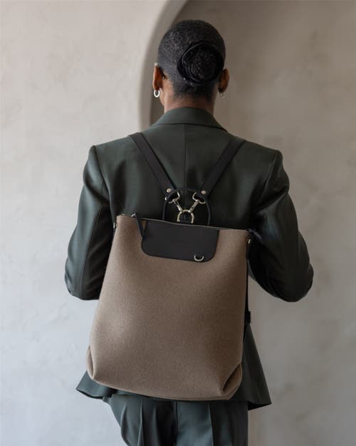 Graf & Lantz Graf Lantz Bedford Merino Wool Backpack In Brown