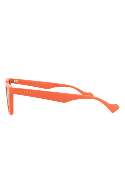 Gucci Square-frame Injection Sunglasses With Saddle Nose Bridge In Red