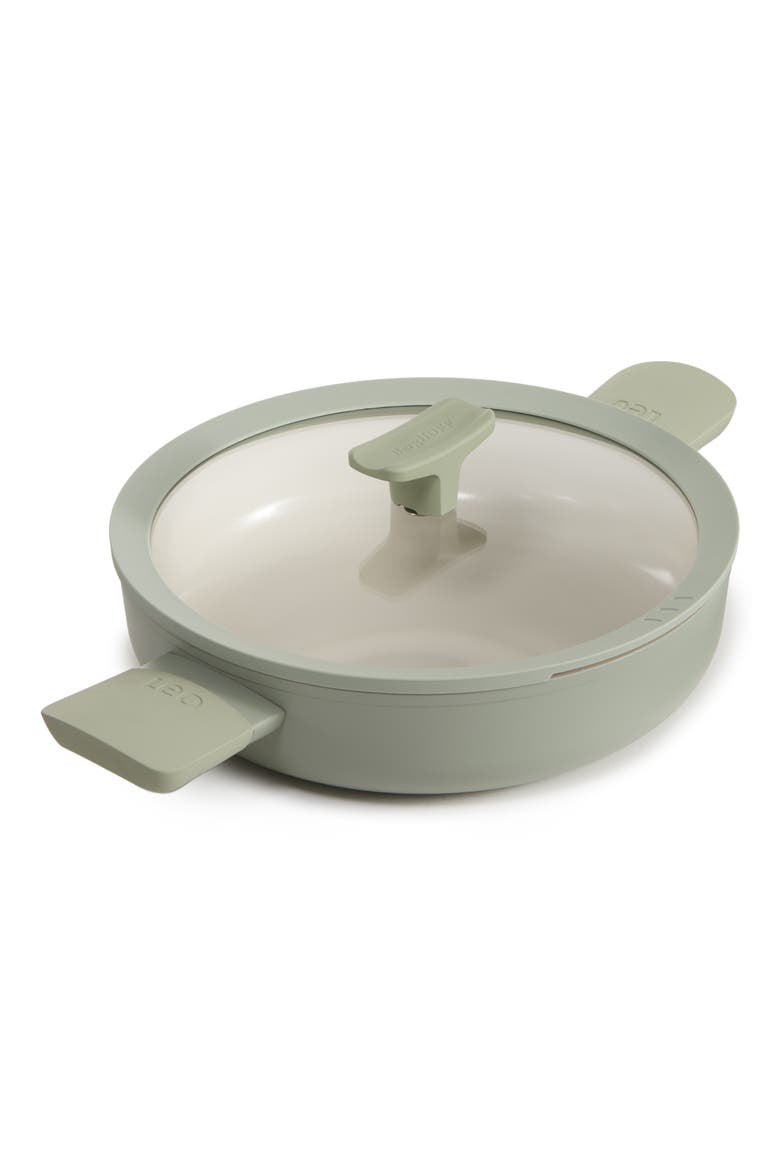 Leo Balance 10.25-Inch Covered Saute Pan, Main, color, SAGE
