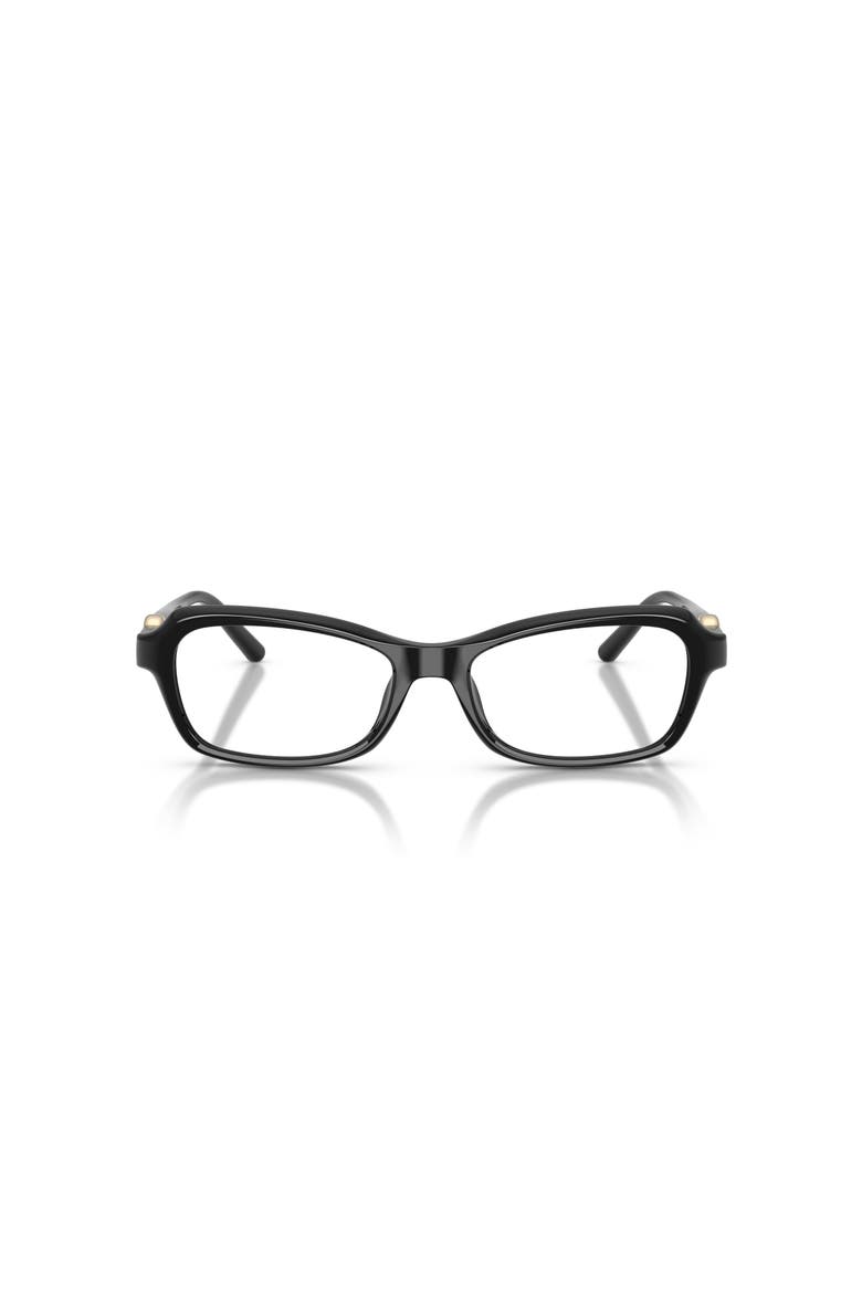 54mm Rectangle optical glasses, Alternate, color, Black
