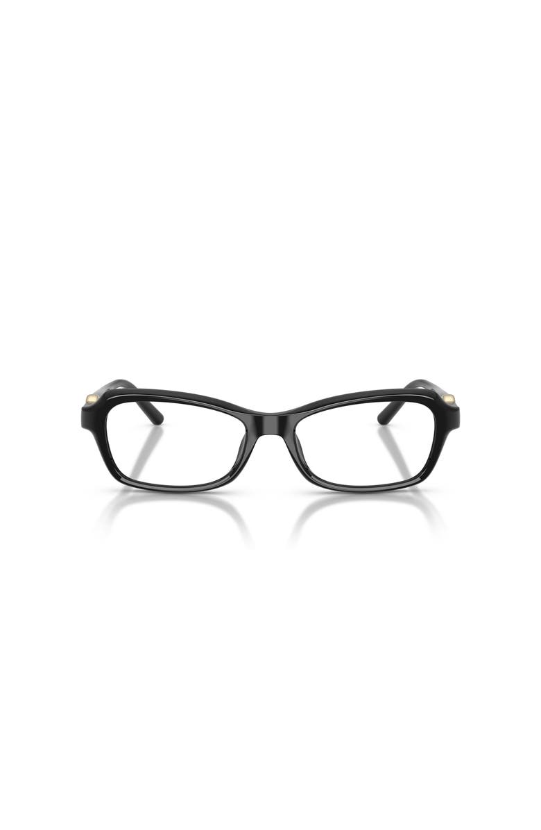 Michael Kors 54mm Round optical glasses, Alternate, color, Black