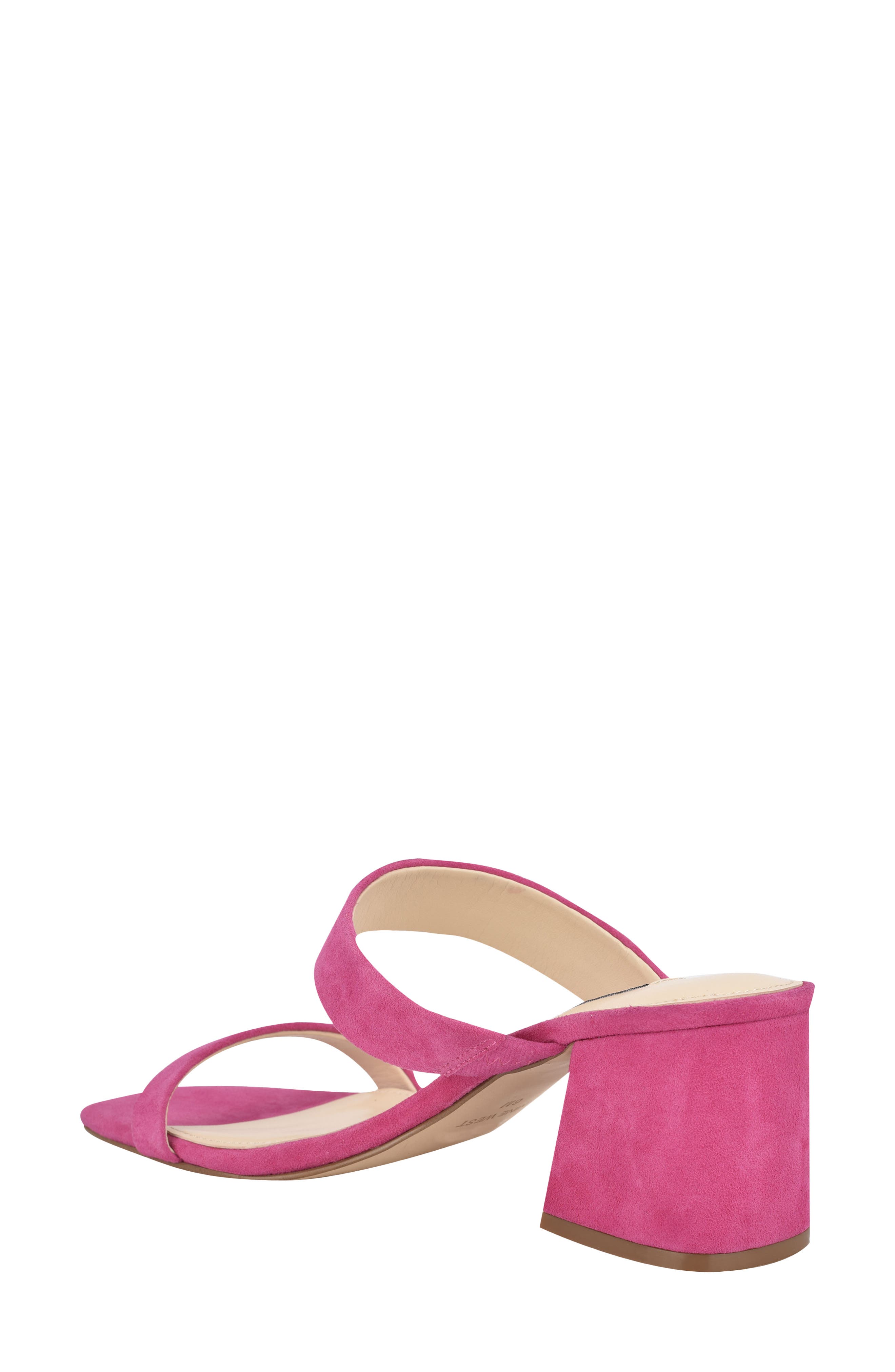 Galvin Slide Sandal, Alternate, color, PINK SUEDE