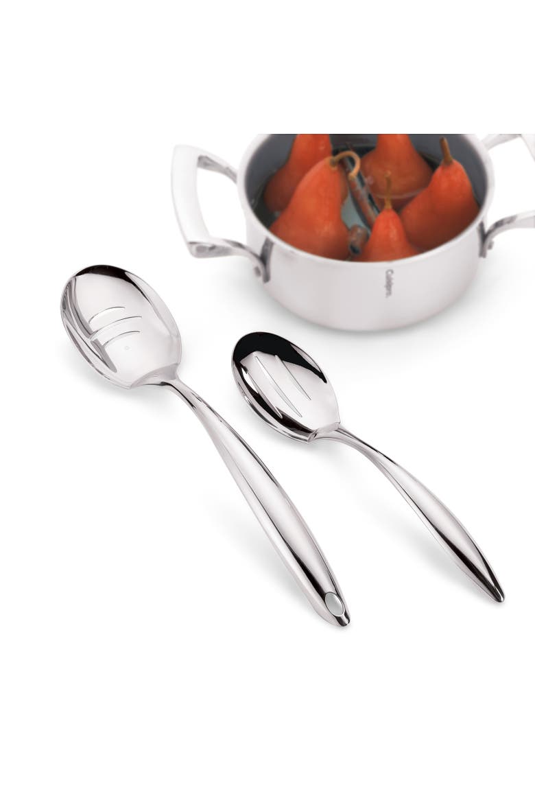Stainless Steel Mini Tempo Slotted Serving Spoon, Alternate, color, Silver
