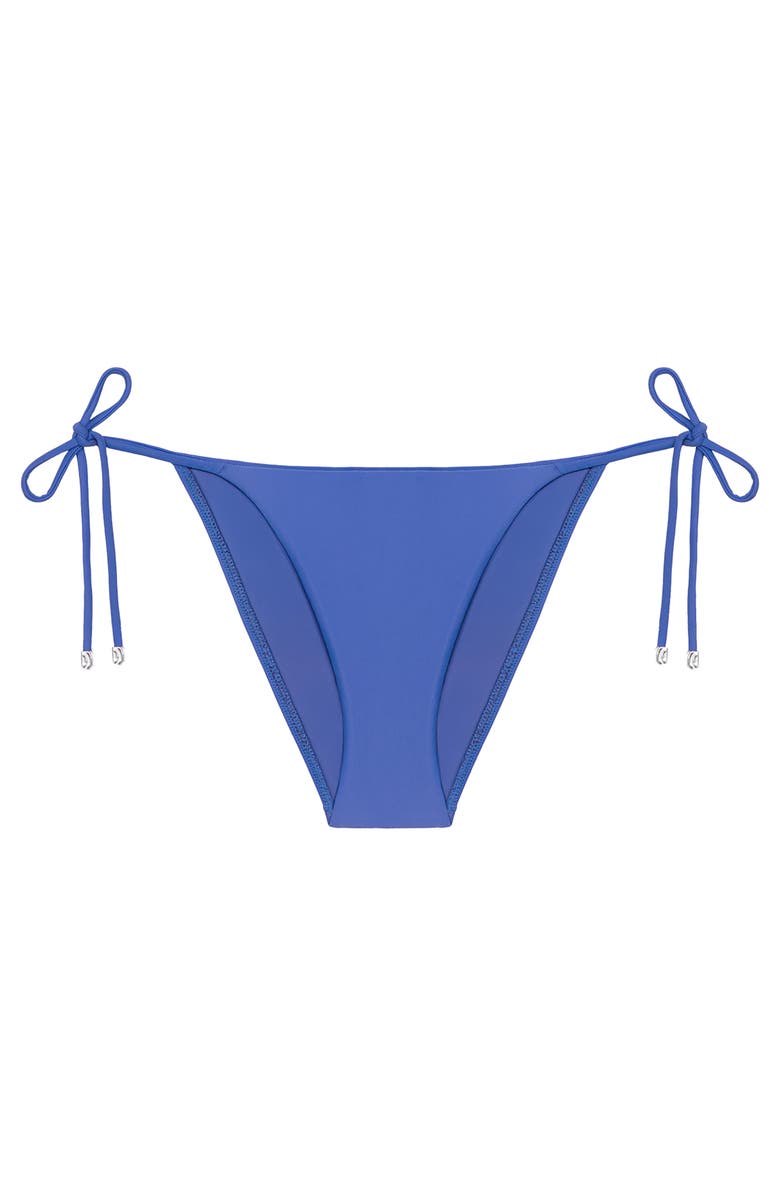 ViX Paula Hermanny Tie Side Bikini Bottoms, Alternate, color, Blue