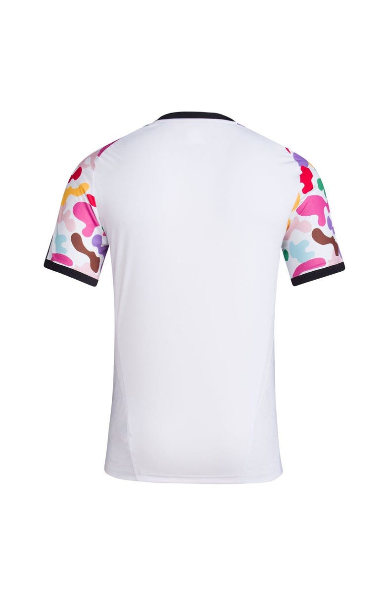adidas Men's adidas White San Jose Earthquakes 2023 Pride Pre-Match Top, Alternate, color, 