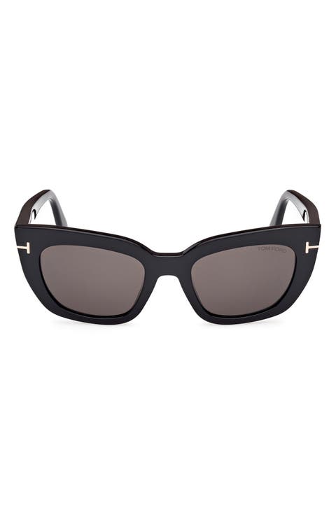 サングラス Tom Ford Sunglasses TF973K 45E Oversize Cat Eye Women's TOM FORD Cat-Eye Sunglasses | Nordstrom