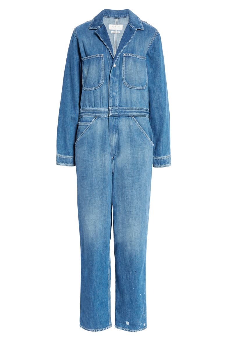 Denim Boilersuit, Alternate, color, LILY