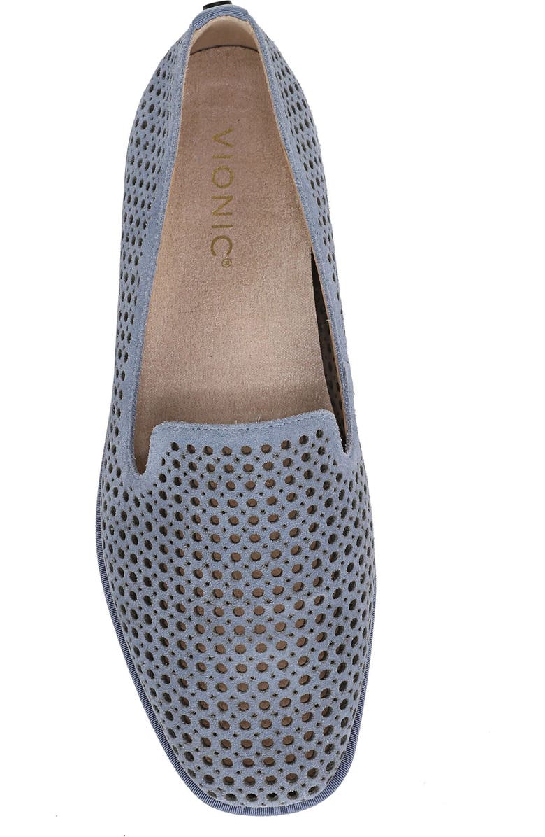 Vionic Willa 2.0 Perforated Flat, Alternate, color, Pacific Blue