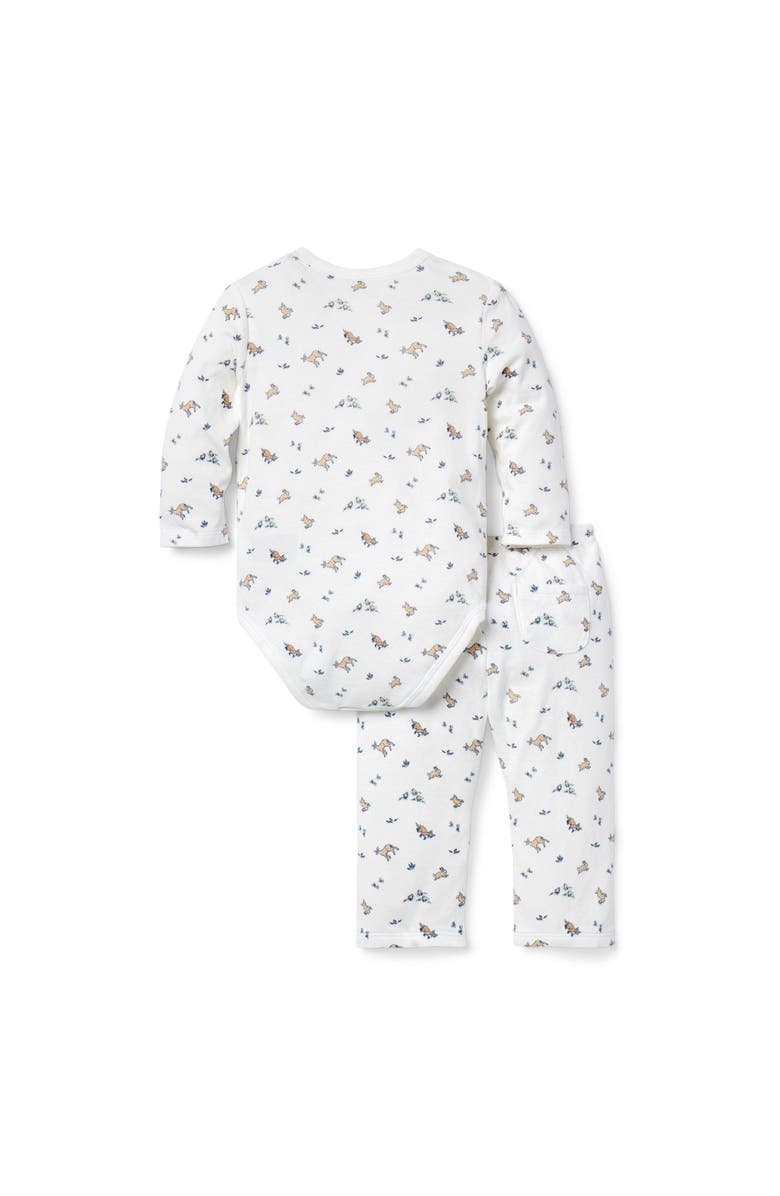 Janie and Jack Baby Woodland Friends Wrap Matching Set, Alternate, color, White