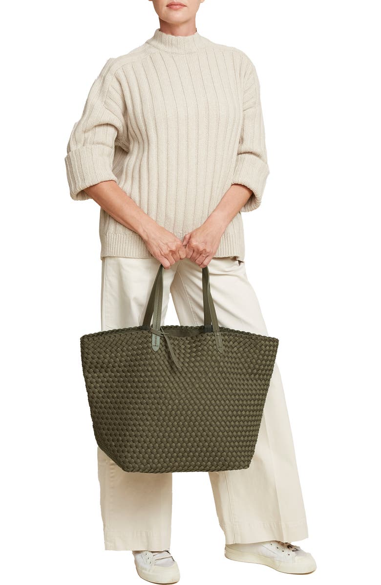 NAGHEDI Jetsetter Large Tote, Alternate, color, Olive