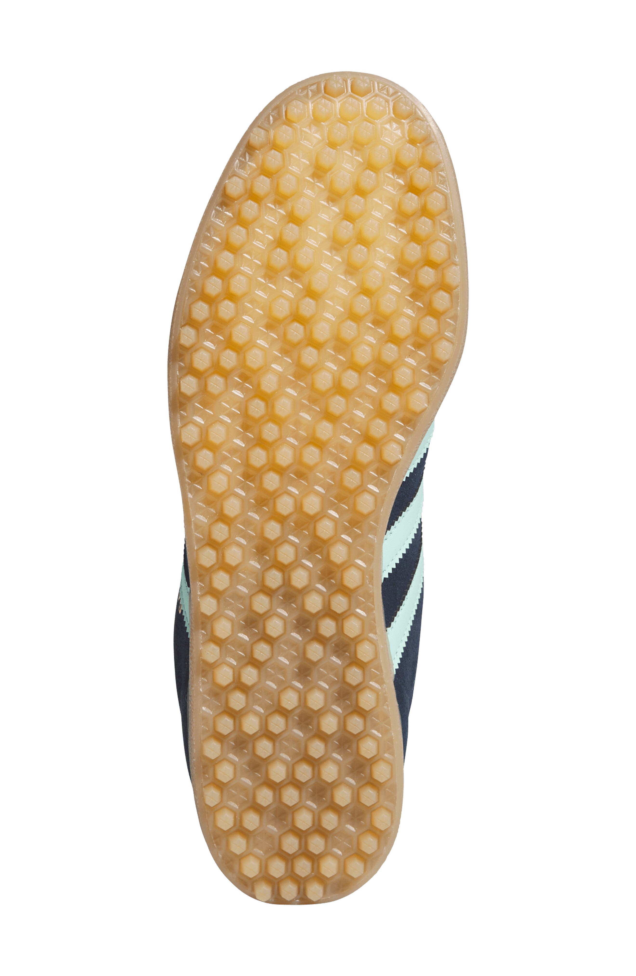 adidas Gazelle Golf Sneaker, Alternate, color, Indigo/ Mint/ White