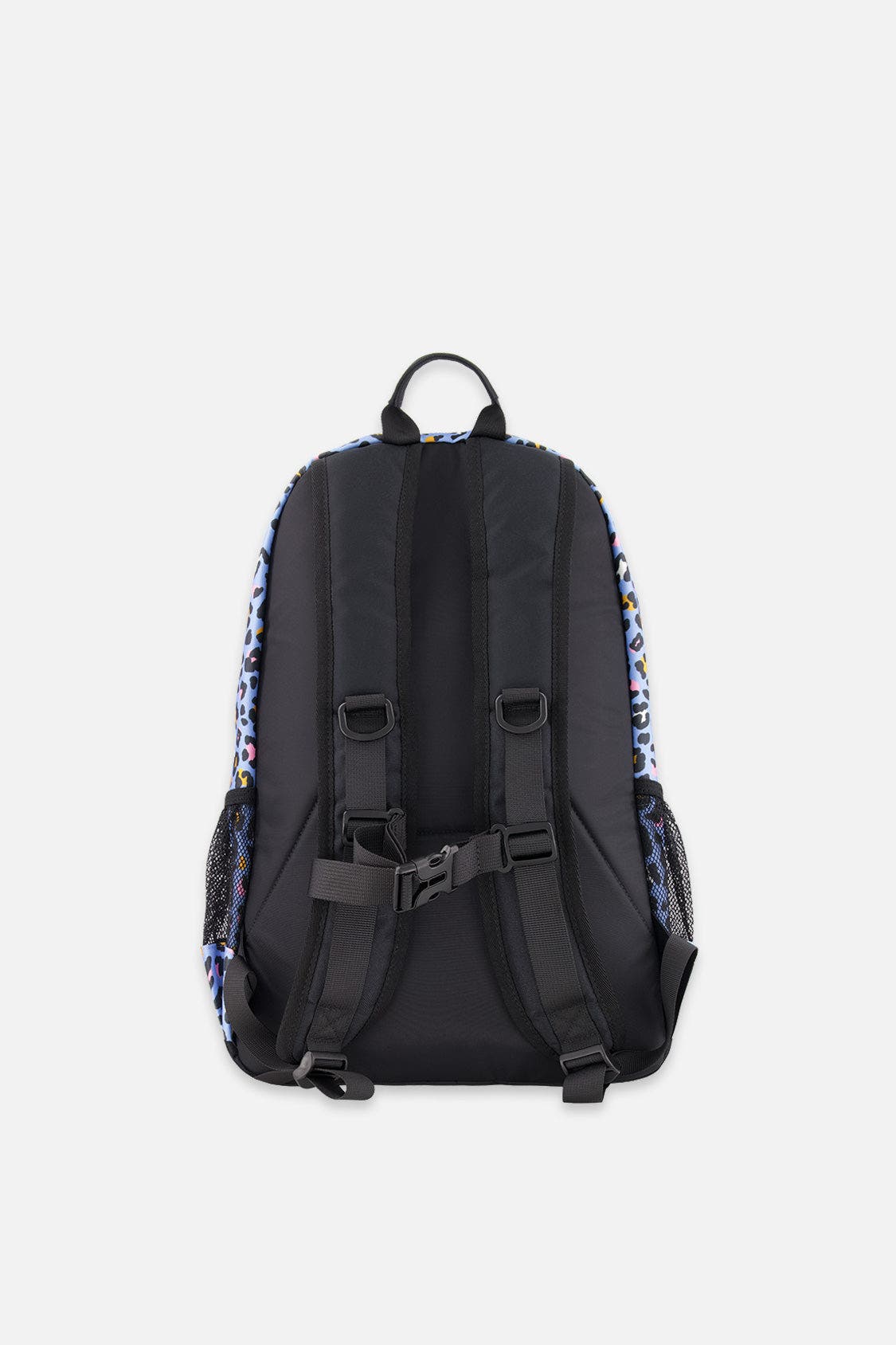 Backpack, Alternate, color, Blue Leopard Print