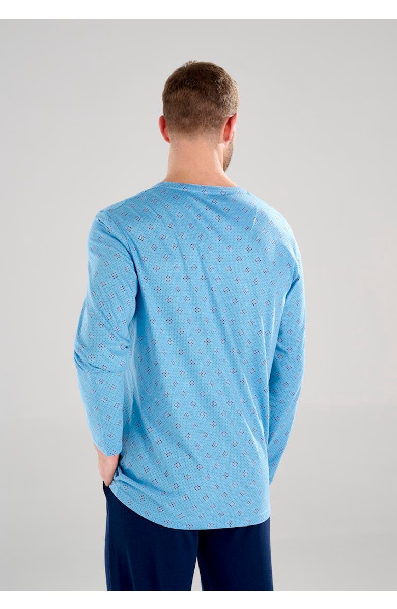 HOM Walter Long Pajama Set, Alternate, color, Blue Print