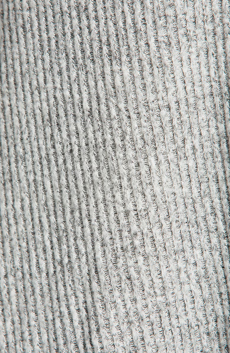 Natori Luxe Ulla Lace Trim Ribbed Cardigan, Alternate, color, 