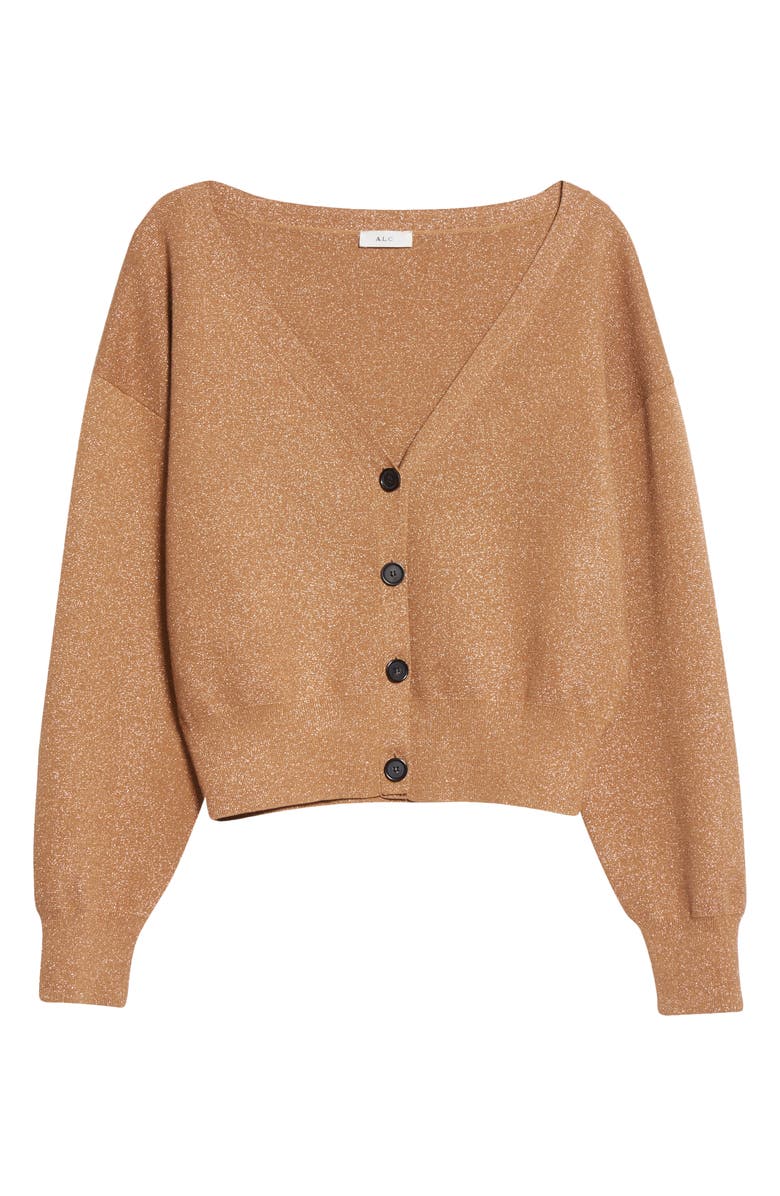 A.L.C. Peters II Metallic Cardigan, Alternate, color,