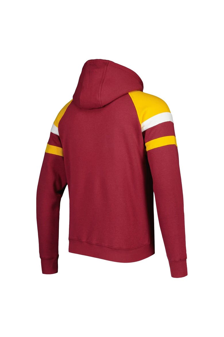 Men's Starter Burgundy Washington Commanders Draft Fleece Raglan Pullover Hoodie, Alternate, color, Burgundy