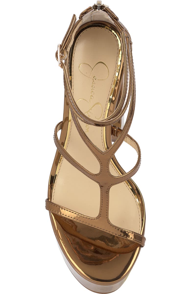 Jessica Simpson Aamina Platform Sandal, Alternate, color, Bronze