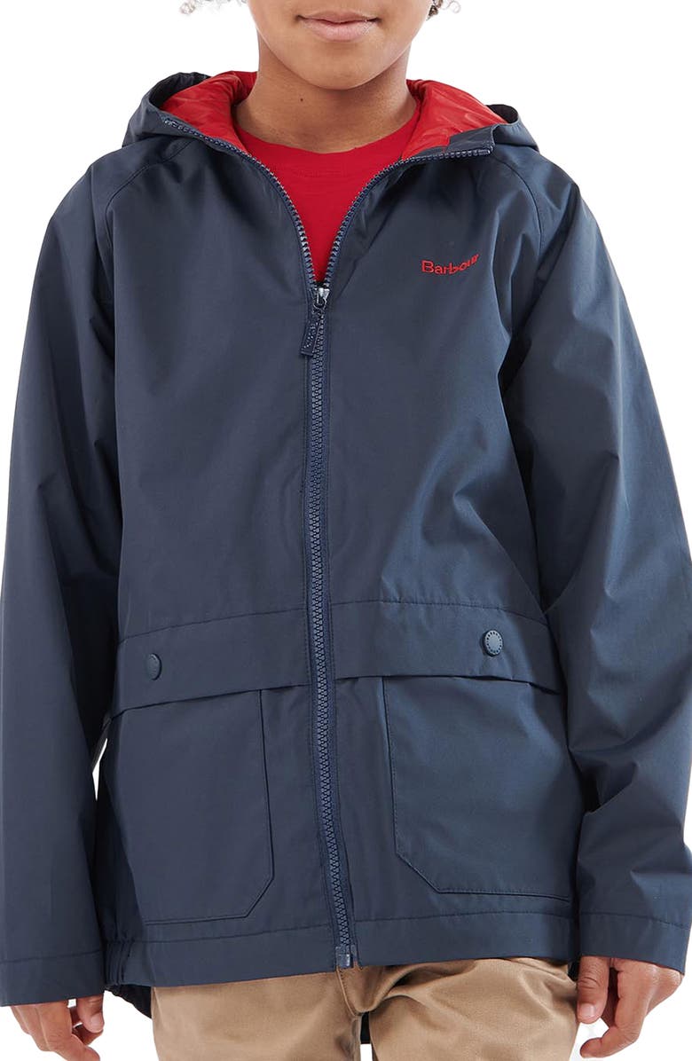 Barbour Kids' Begral Showerproof Waterproof Jacket, Alternate, color,