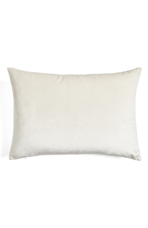 Cloud9 Designs Velvet Print Accent Pillow In Gray