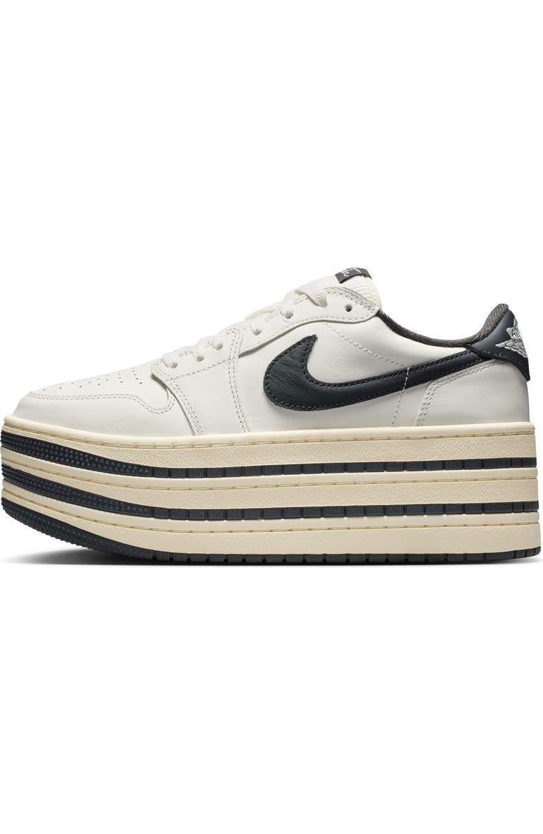 Jordan Air Jordan 1 Triple Platform Basketball Sneaker, Alternate, color, Sail/ Anthracite/ Coconut Milk