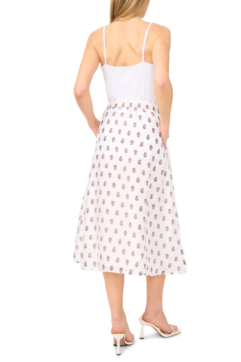 Print Midi Skirt, Alternate, color, CALYPSO CORAL