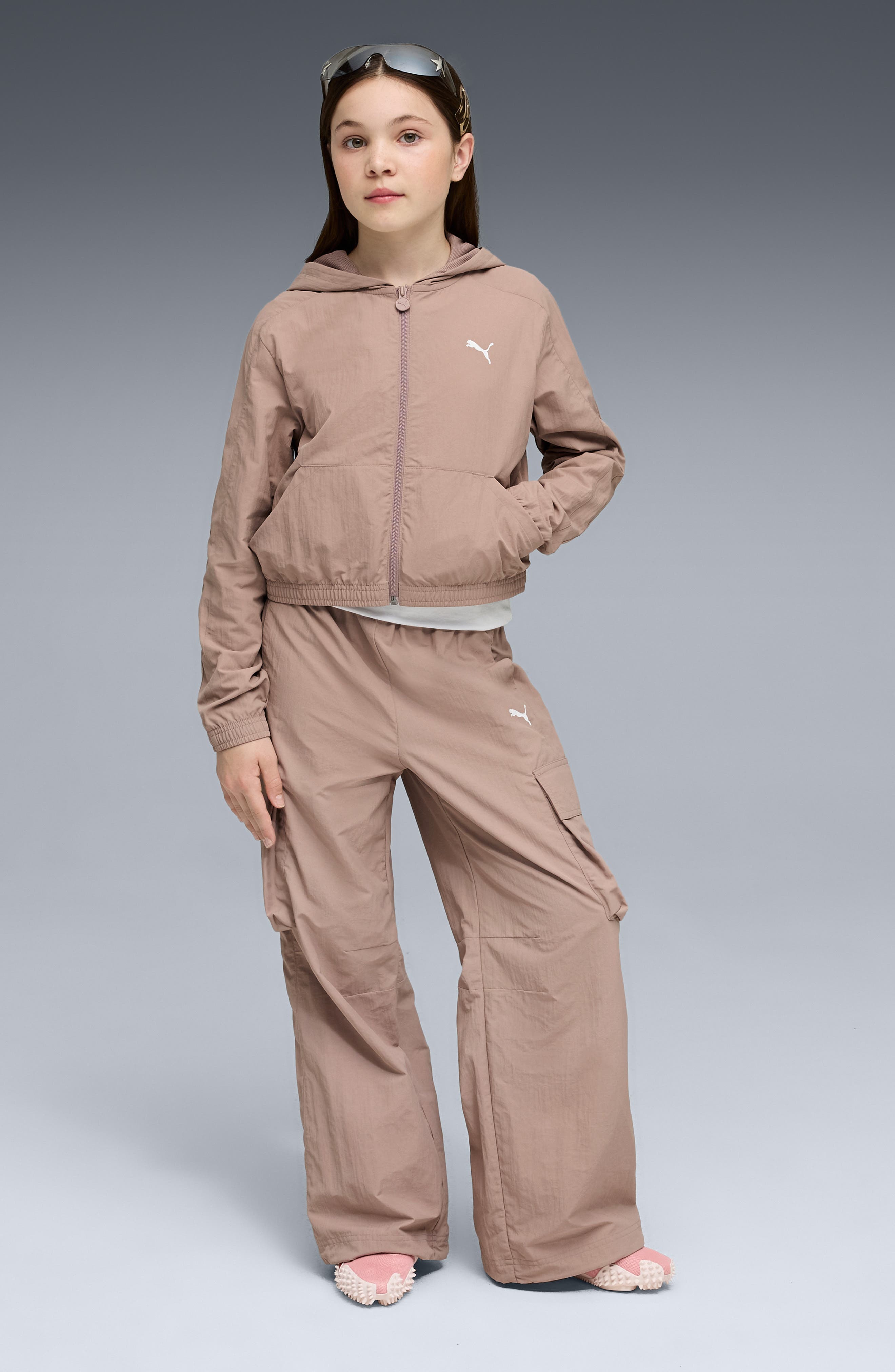 PUMA Kids' Mostro OG Prime Jr. Sneaker, Alternate, color, Rosy Outlook-Candy Apple