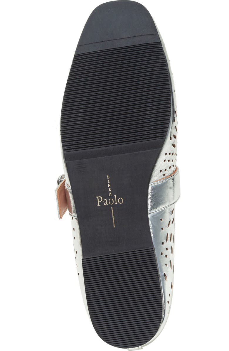 Linea Paolo Miller Mary Jane Flat, Alternate, color, Silver