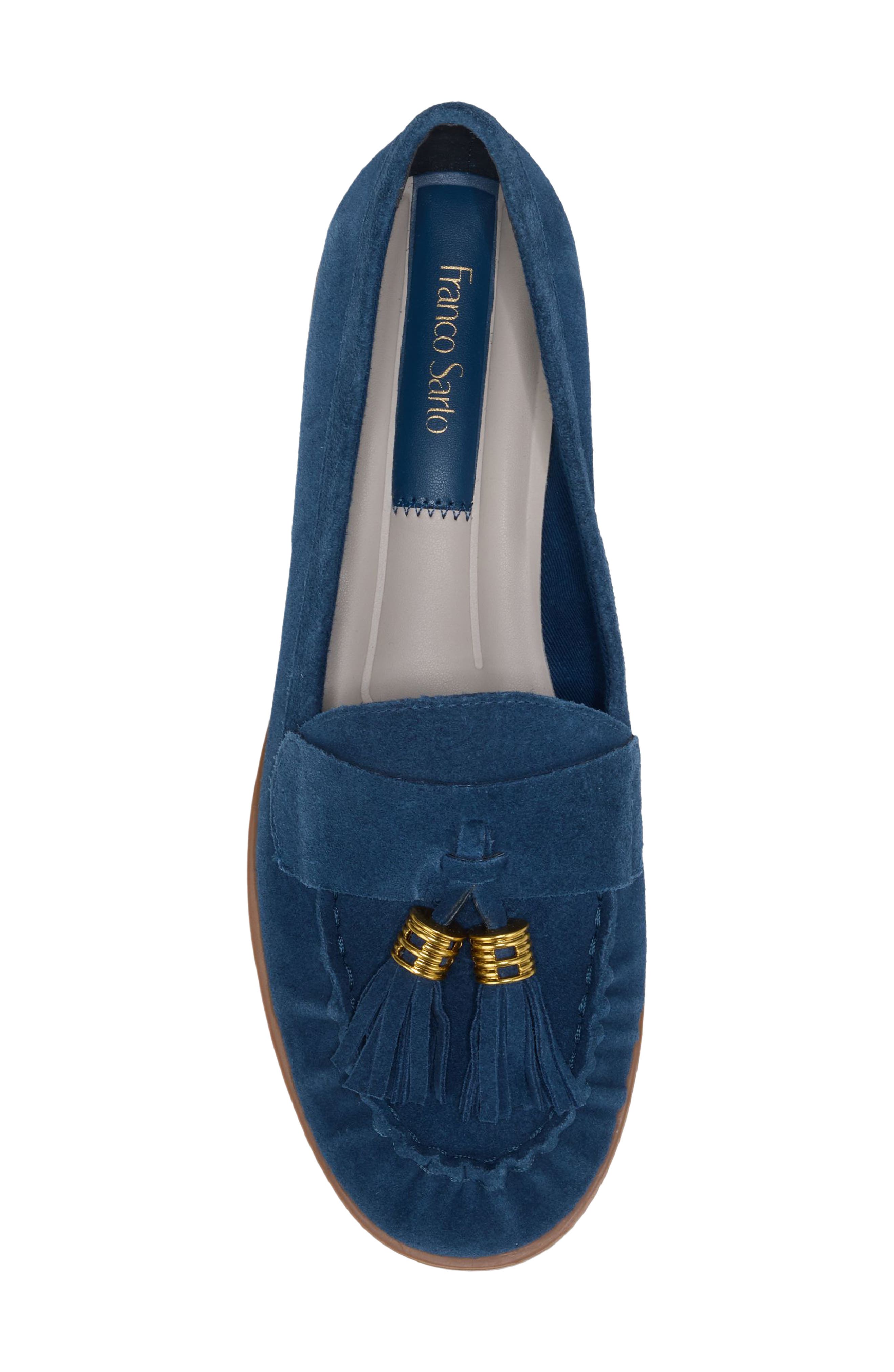Carita Tassel Loafer, Alternate, color, LAPIS BLUE