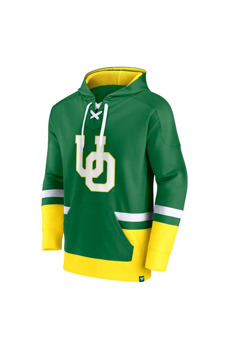 FANATICS Men's Fanatics Branded Green Oregon Ducks First Battle Pullover Hoodie, Alternate, color,