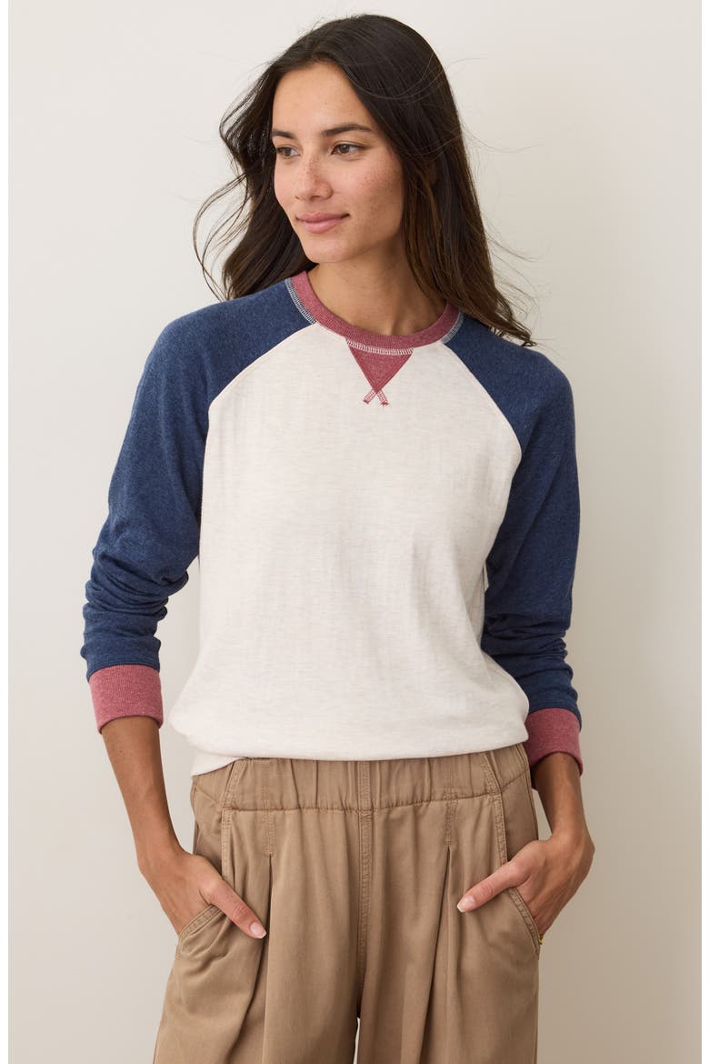 Varsity Raglan T-Shirt, Alternate, color, NAVY COLORBLOCK
