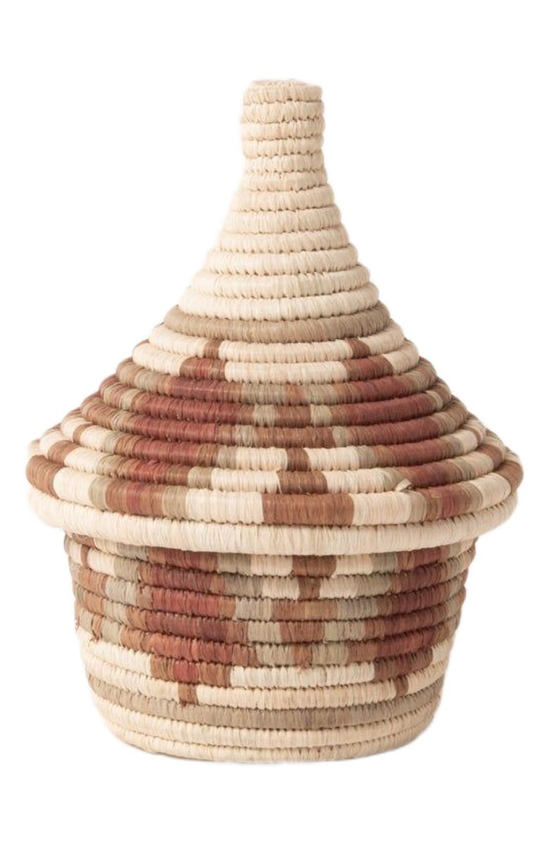 Maadili Collective Flower Burst Coffee Basket, Main, color, Natural