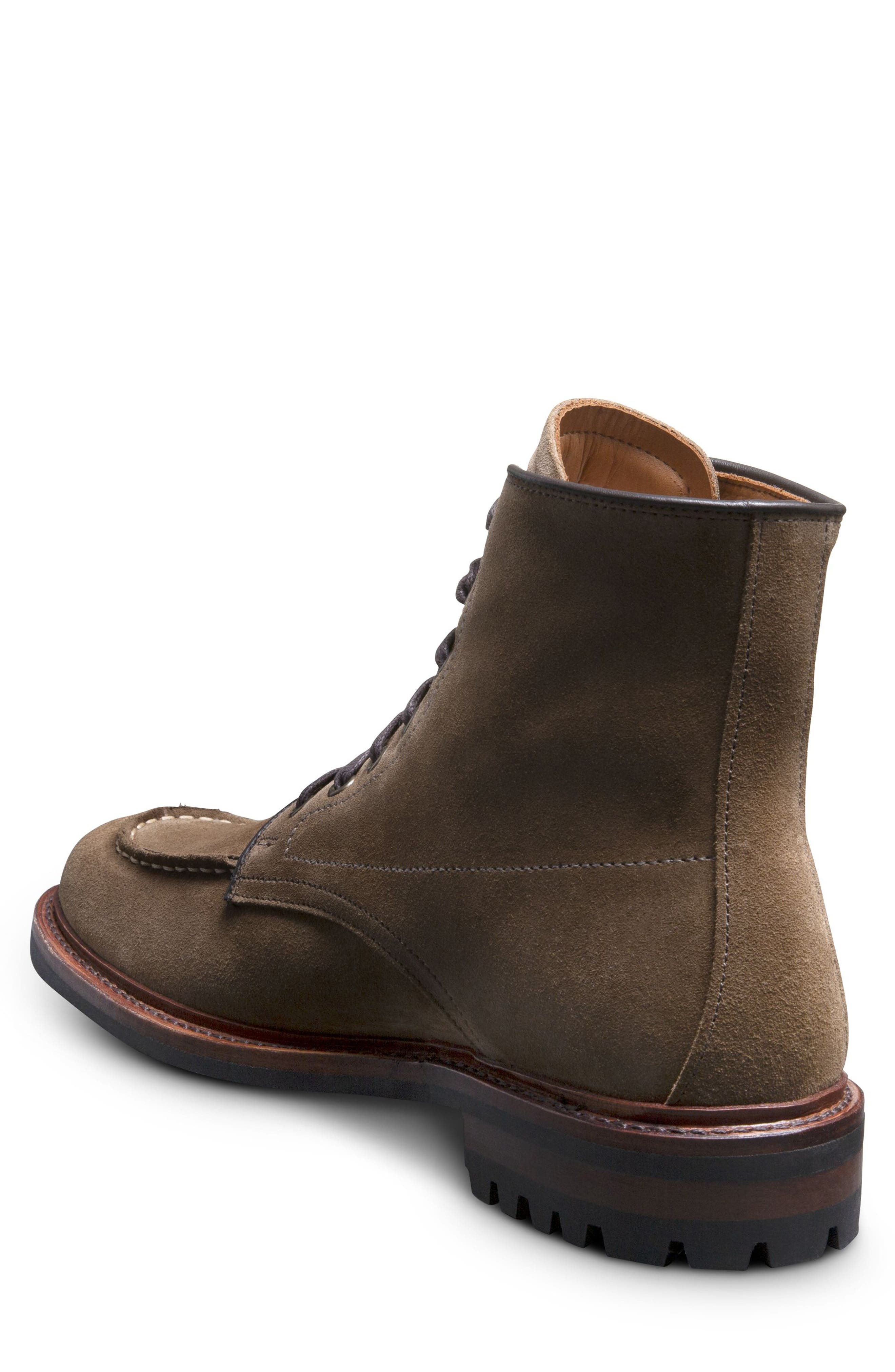 Allen Edmonds Carter Moc Toe Boot, Alternate, color, Brown