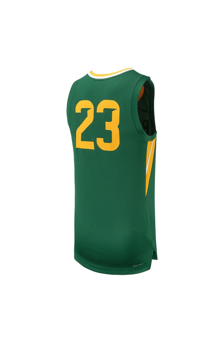 Nike Men's Nike #23 Green Baylor Bears Replica Basketball Jersey, Alternate, color, Green