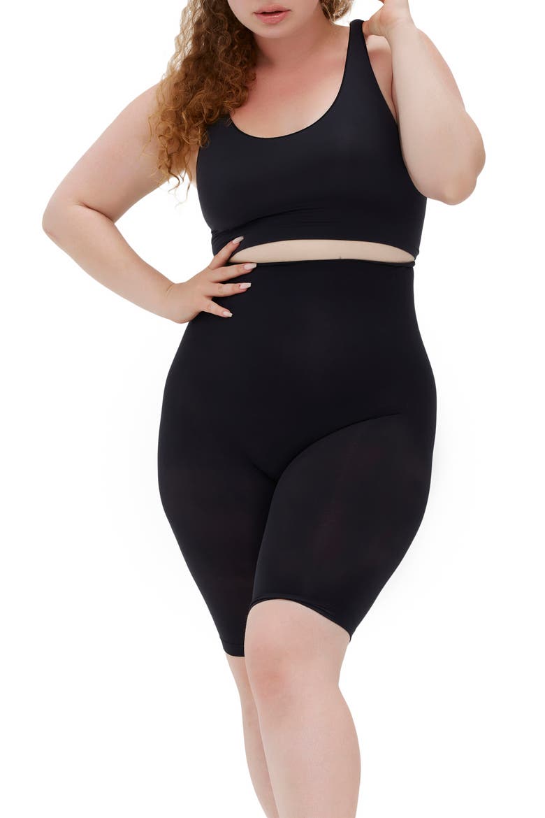 Seamless Forming Bike Shorts, Alternate, color, Black