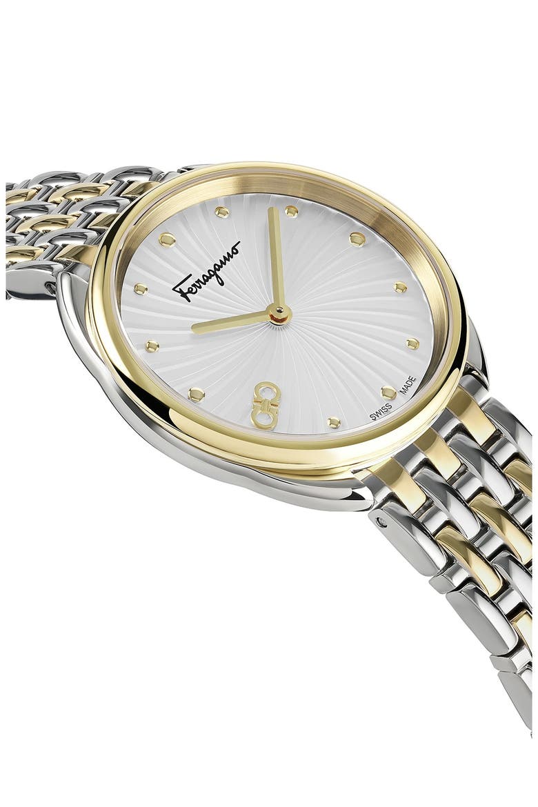 Women's Cuir Watch, 34mm, Alternate, color, TWO TONE