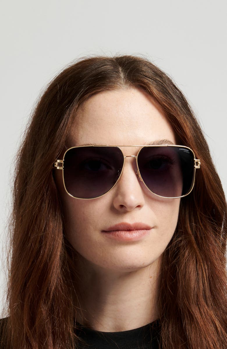 Carrera Eyewear 63mm Oversize Square Sunglasses, Alternate, color, 