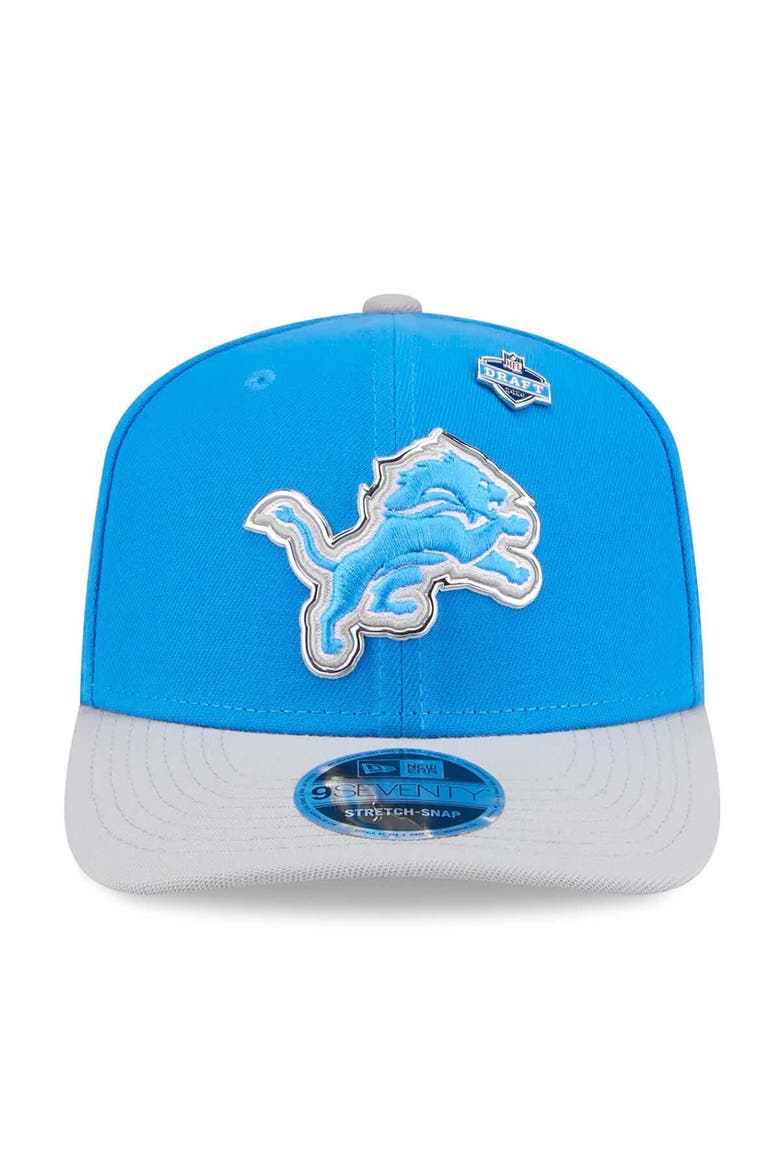Men's New Era  Blue/Silver Detroit Lions 2026 NFL Draft 9SEVENTY Adjustable Hat, Alternate, color, Blue