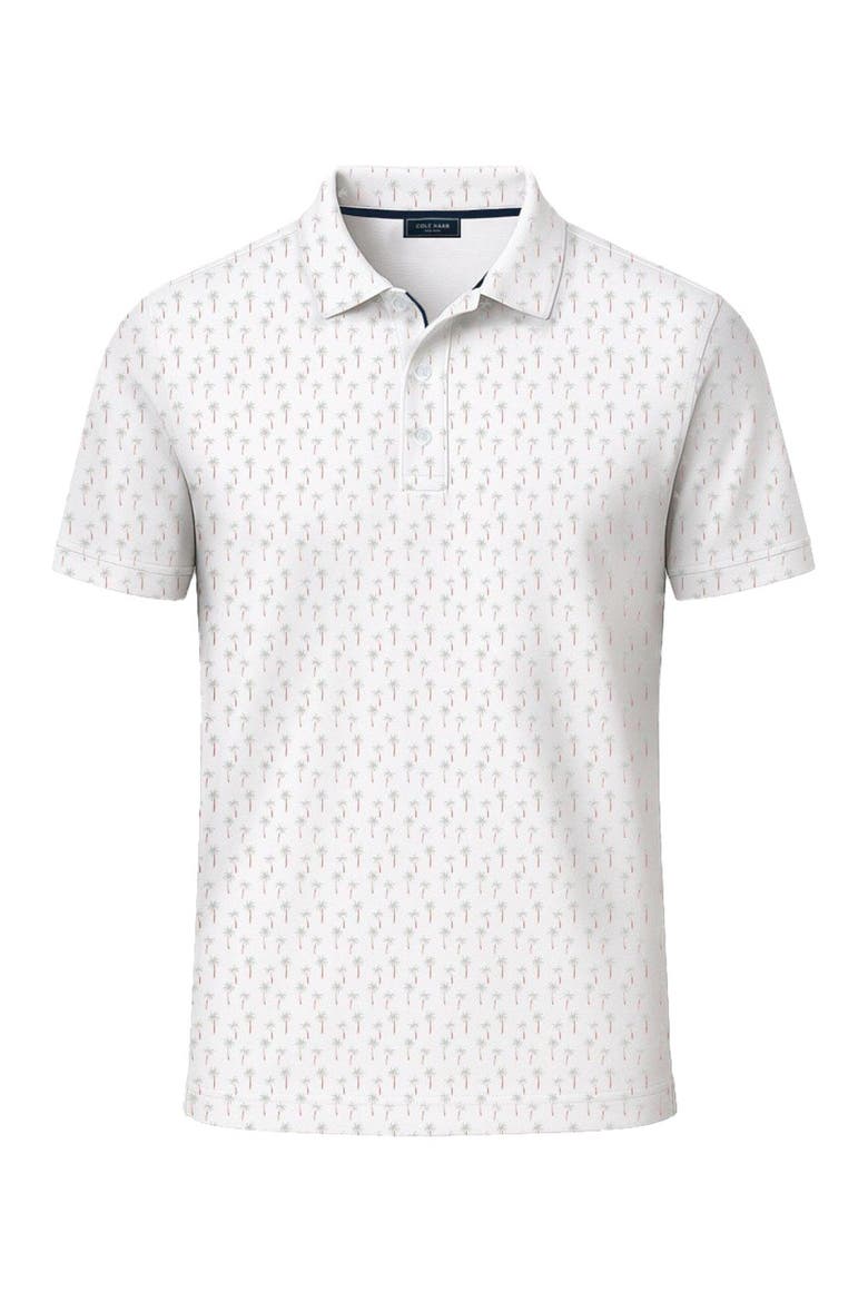 Cobbler Polo, Alternate, color, White/Silt Green Palm Trees