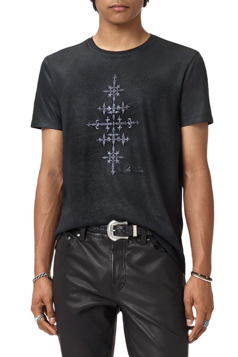 Wrought Iron Organic Cotton Graphic T-Shirt, Main, color, BLACK