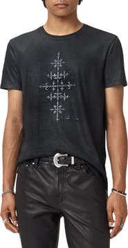 John Varvatos Wrought Iron Organic Cotton Graphic T-Shirt