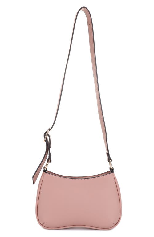 Mali + Lili Alana Recycled Vegan Leather Convertible Crossbody Bag In Mauve