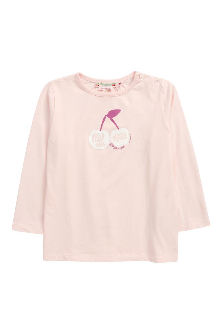 Tashina Cherry Organic Cotton Graphic Tee, Main, color, ROSE PETAL