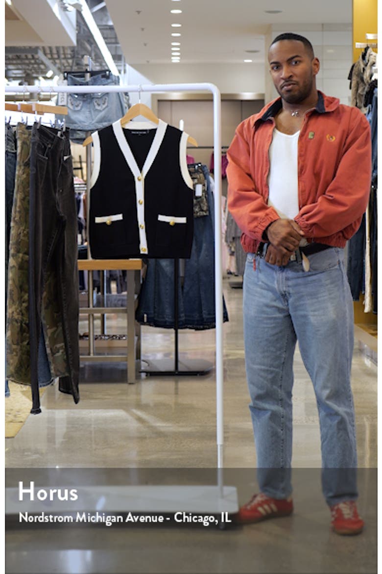 Colorblock Sweater Vest video