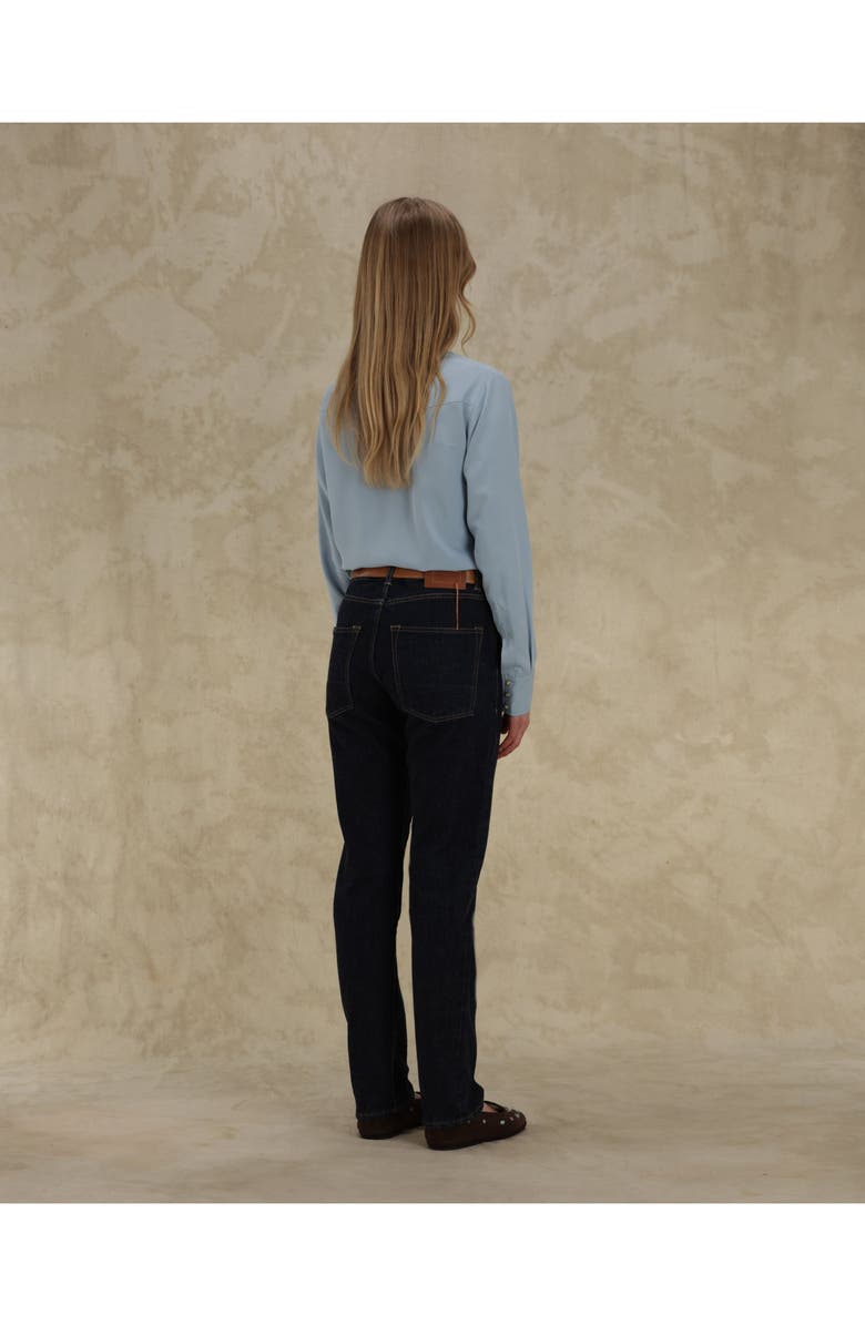 Fortela W965 John Japan Selvedge 5 Pocket Regular Fit Denim Pants, Alternate, color, Indigo Rinse