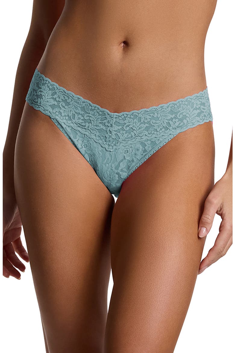 Signature Lace Bikini, Main, color, DUCK EGG BLUE