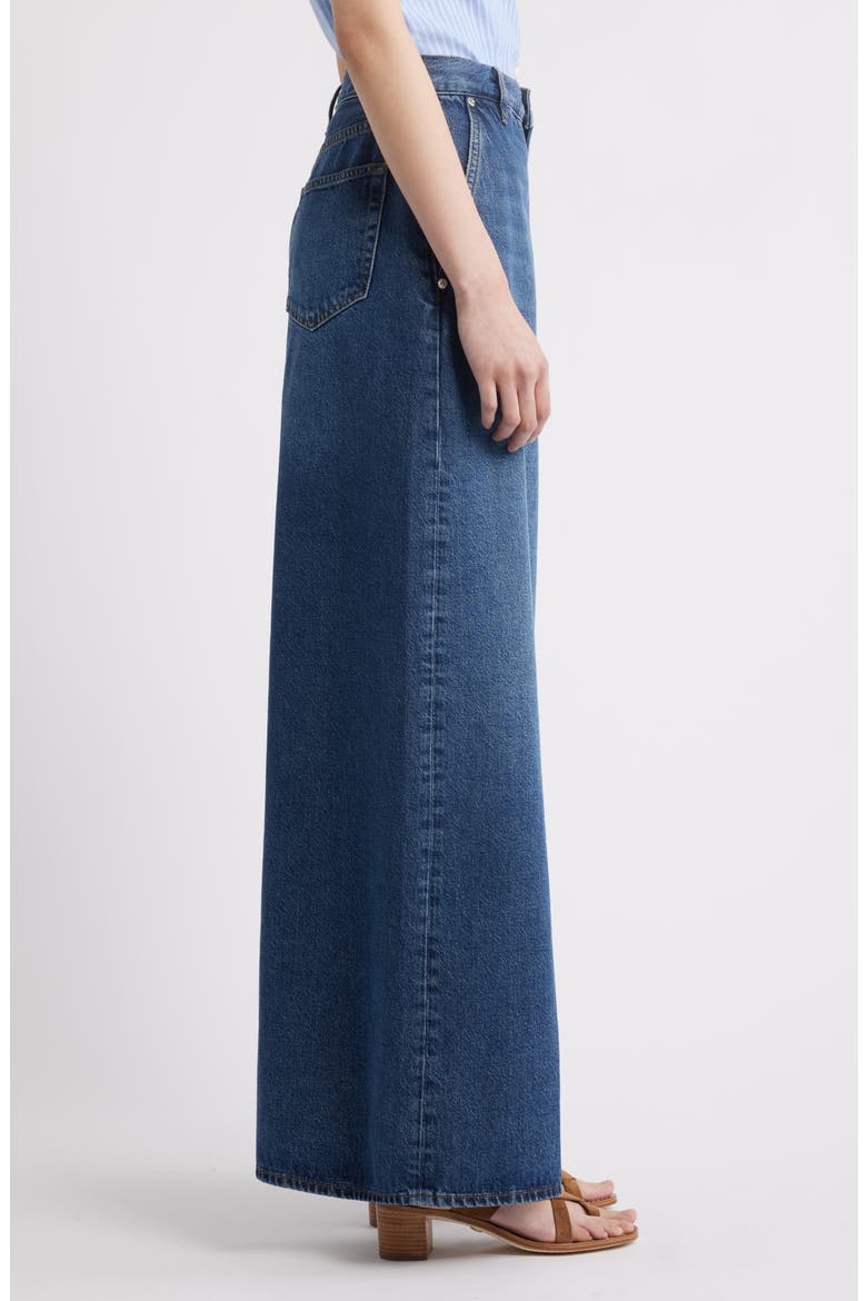 The Drape High Waist Wide Leg Jeans, Alternate, color, TOMMY