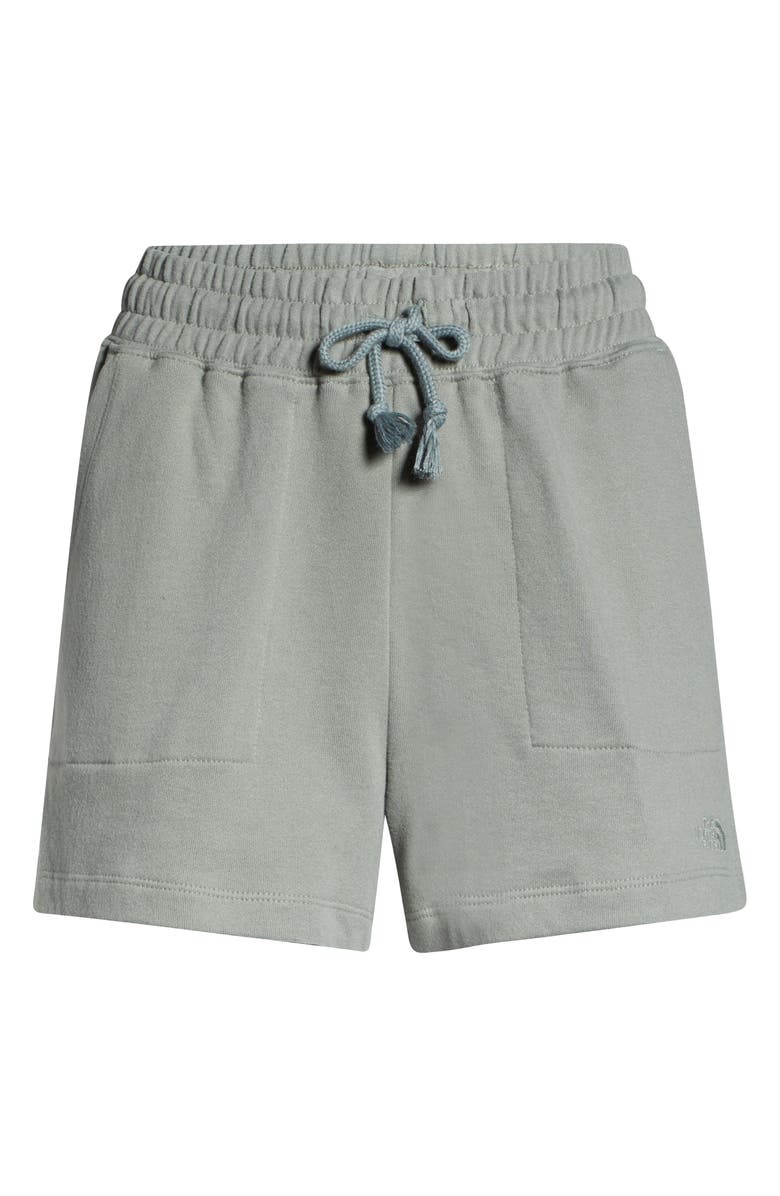 The North Face Camp High Waist French Terry Sweat Shorts, Alternate, color, 